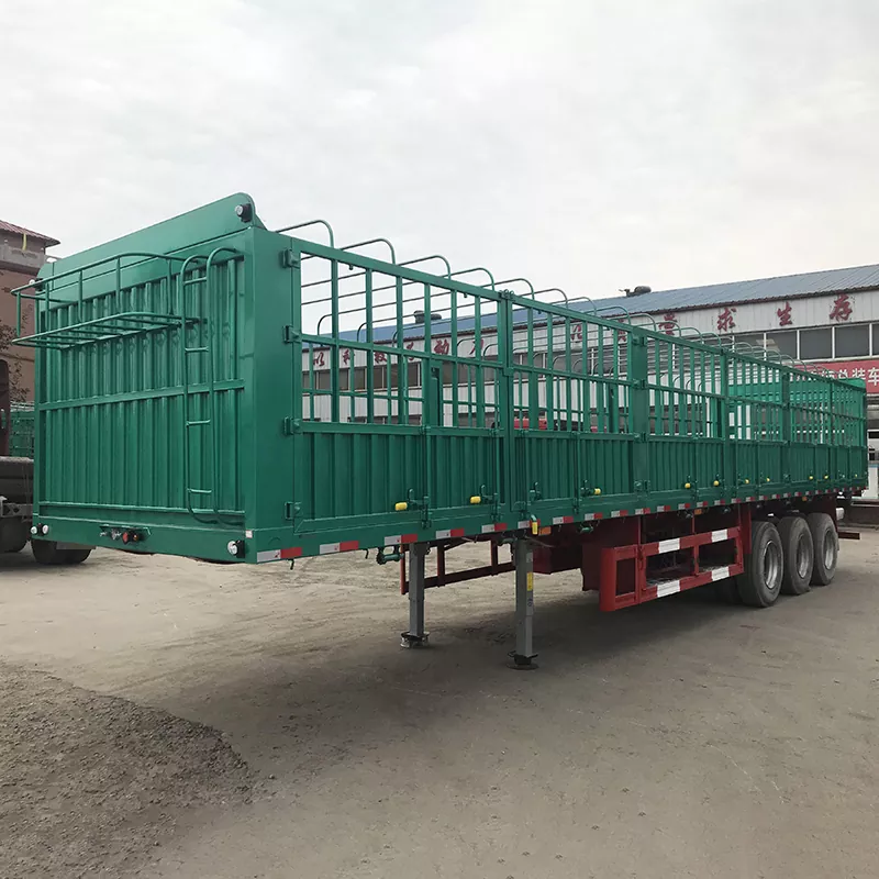 Semi-Trailer Stake Kapadhetan Tinggi Tugas Berat