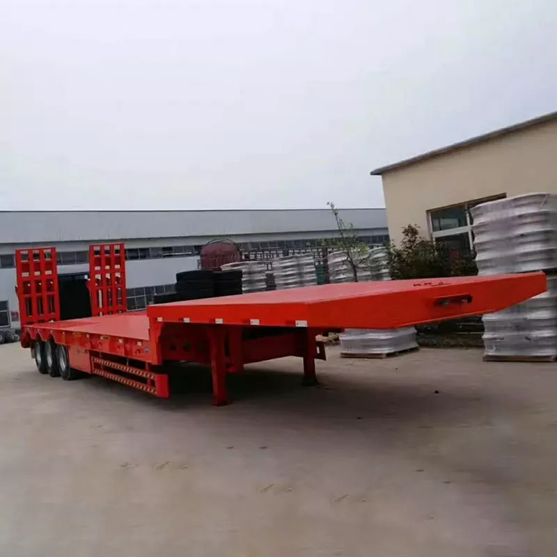 Heavy-Duty dikiataken Step-Deck Semi-Trailer