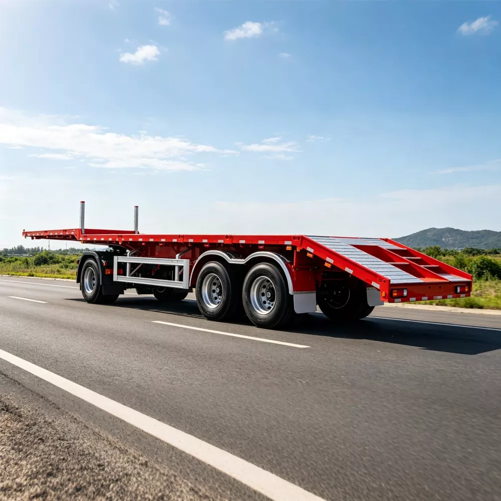 Semi-Trailer Flatbed Low-Deck entheng