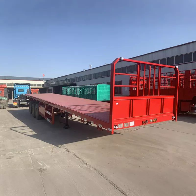 Semi-Trailer Flatbed Beam Lurus entheng