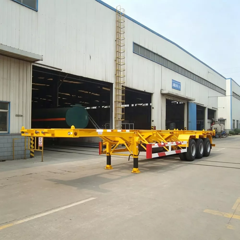 Wadah Skeleton Standar Semi-Trailer