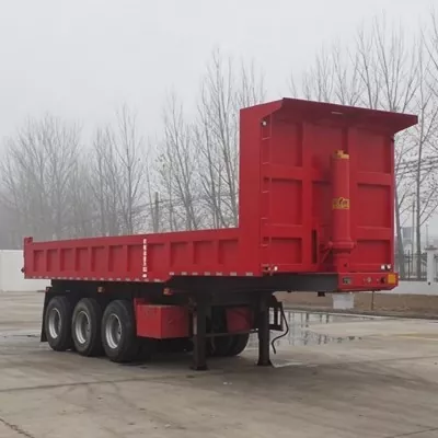 Step-Deck Front-Lift Dump Semi-Trailer