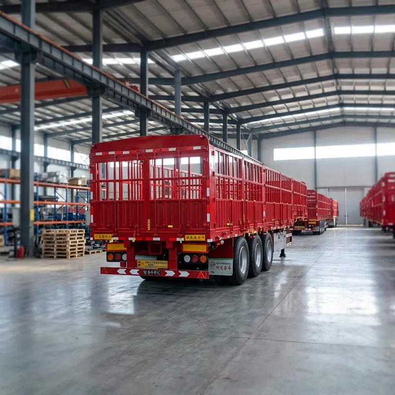 Langkah-Deck Stake / Pager Semi-Trailer