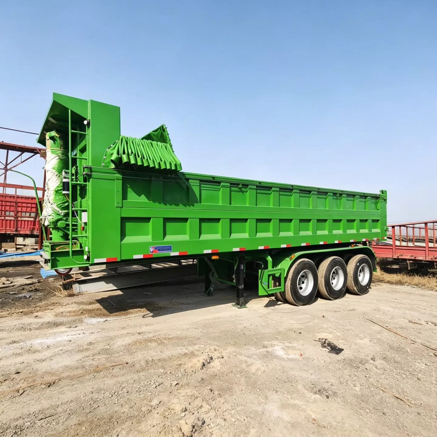 Semi-Trailer Mining Dump Widened lan Dikiataken
